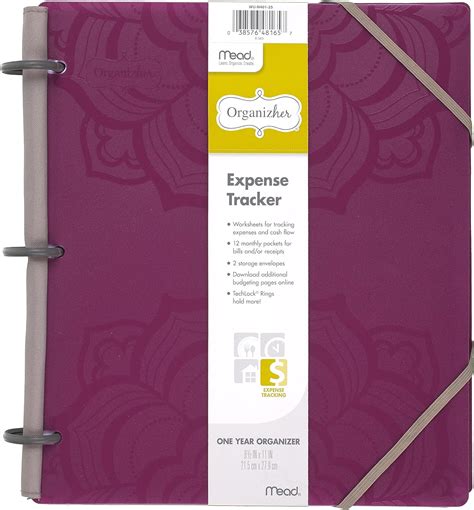 mead expense tracker organizer.